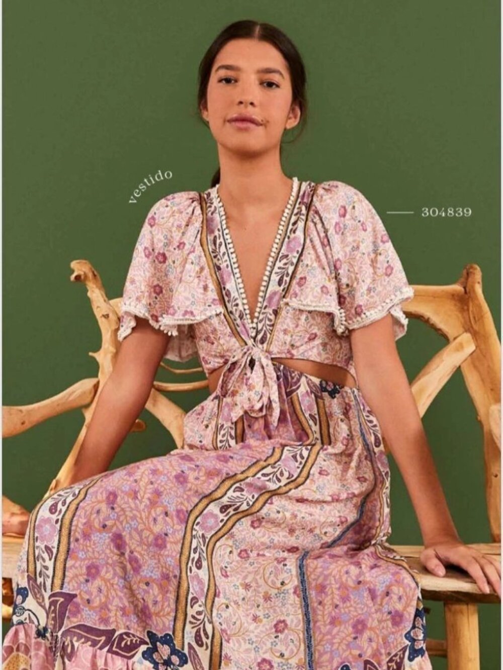 NWT FARM RIO DRESS SIZE SMALL(P IN TAG )  PK2774 BR DI63